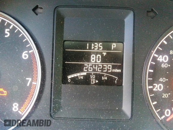 2011 Volkswagen Jetta Sedan S with VIN 3VW2K7AJ0BM009474, listed as a IAAI auction lot 37205320 with 264,239 mi miles. Bid and sale history available at carsss.com. Image 7.