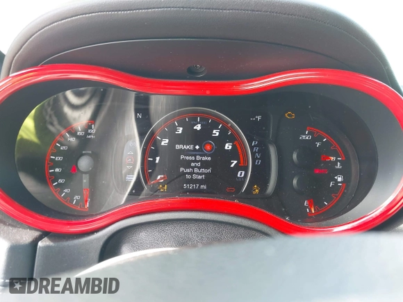 2019 Dodge Durango SRT with VIN 1C4SDJGJ2KC550562, listed as a IAAI auction lot 41549390 with 51,217 mi miles and . Bid and sale history available at DreamBid. Image 7.