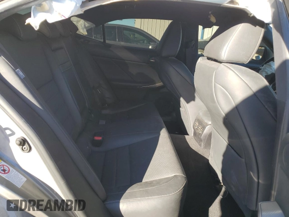 2017 Lexus IS 350 z VIN JTHBE1D21H5029354, wystawiony jako Copart lot #80158324 z przebiegiem 67 634 mil mil oraz Szkoda całkowita • Salvage title. Historia ofert i sprzedaży dostępna na DreamBid. Obrazek 10.