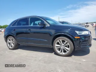 2016 Audi Q3 Premium Plus with VIN WA1BFCFS5GR023114, listed as a Copart auction lot 57947165 with 55,079 mi miles and Salvage title. Bid and sale history available at DreamBid. Image 4.
