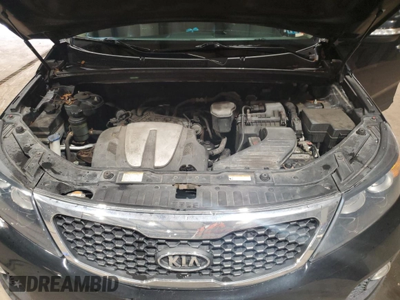 2012 Kia Sorento EX with VIN 5XYKUDA27CG281054, listed as a Copart auction lot 46639705 with 129,816 mi miles and Salvage Title. Bid and sale history available at carsss.com. Image 12.