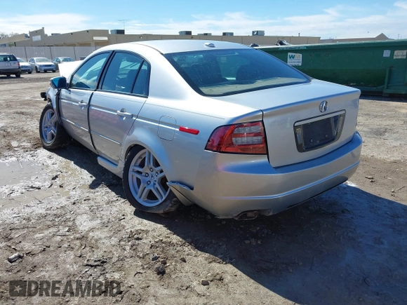 2008 Acura TL with VIN 19UUA66218A025877, listed as a IAAI auction lot 41654889 with 116,751 mi miles. Bid and sale history available at carsss.com. Image 3.
