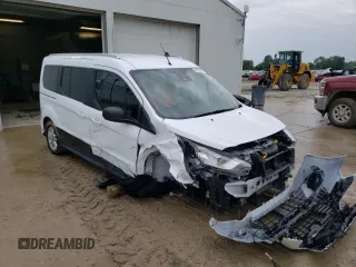 2022 Ford Transit Connect XLT with VIN NM0GS9F28N1543603, listed as a Copart auction lot 61275774 with 19,014 mi miles and Salvage title. Bid and sale history available at DreamBid. Image 4.