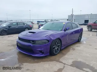 2019 Dodge Charger Scat Pack with VIN 2C3CDXGJ4KH726312, listed as a IAAI auction lot 40472053 with 23,099 mi miles. Bid and sale history available at carsss.com. Image 16.