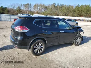 2016 Nissan Rogue SV with VIN KNMAT2MV3GP613566, listed as a Copart auction lot 85194384 with 138,423 mi miles and Salvage Title. Bid and sale history available at carsss.com. Image 3.
