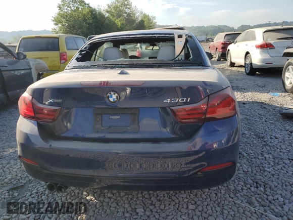 2020 BMW 4 Series 430i xDrive with VIN WBA4Z3C06L5P37552, listed as a Copart auction lot 59260984 with 50,880 mi miles and Salvage title. Bid and sale history available at DreamBid. Image 6.