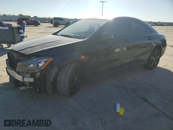 2019 Mercedes-Benz CLA 250 with VIN WDDSJ4EB5KN738752, listed as a Copart auction lot 53872835 with 97,797 mi miles and Salvage Title. Bid and sale history available at DreamBid. Image 1.