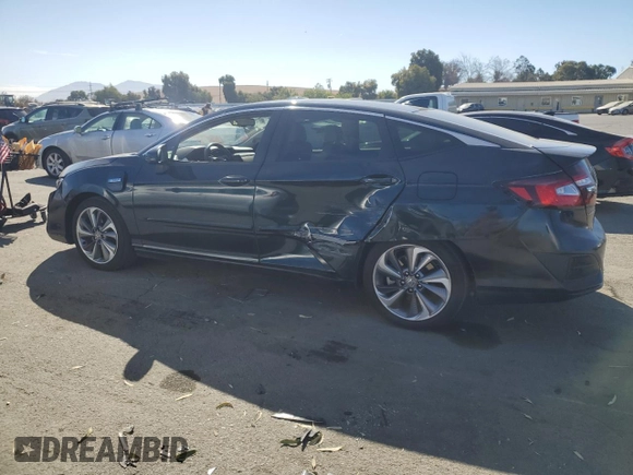 2018 Honda Clarity Plug-In Hybrid with VIN JHMZC5F17JC012950, listed as a Copart auction lot 74999254 with 78,418 mi miles and Salvage Title. Bid and sale history available at carsss.com. Image 2.