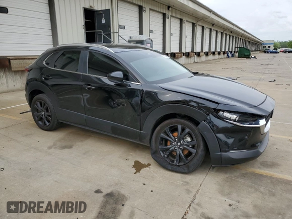 2024 Mazda CX-30 S Select Sport with VIN 3MVDMBBMXRM645541, listed as a Copart auction lot 55174835 with 18,364 mi miles and Salvage title. Bid and sale history available at DreamBid. Image 4.