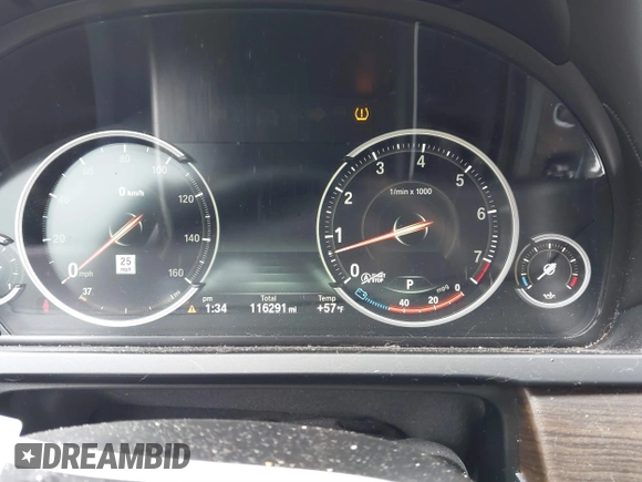 2014 BMW 7 Series 740Li with VIN WBAYE4C56ED138397, listed as a IAAI auction lot 41726117 with 116,291 mi miles. Bid and sale history available at carsss.com. Image 7.
