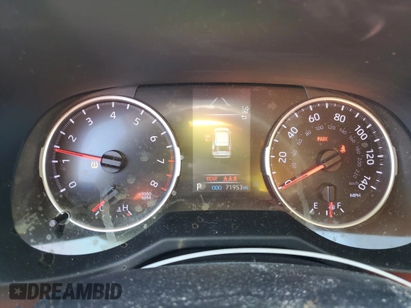 2020 Toyota RAV4 LE with VIN 2T3H1RFV2LC075937, listed as a Copart auction lot 53425835 with 71,953 mi miles and Salvage Title. Bid and sale history available at carsss.com. Image 9.