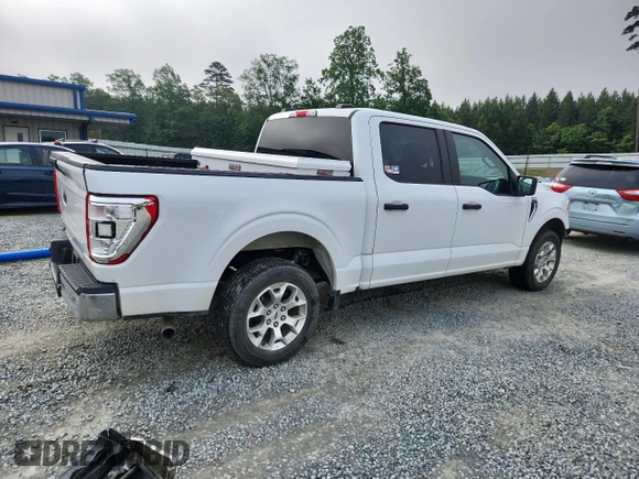 2021 Ford F-150 XL with VIN 1FTEW1C53MFB80059, listed as a Copart auction lot 58835805 with 85,998 mi miles and Salvage title. Bid and sale history available at DreamBid. Image 3.
