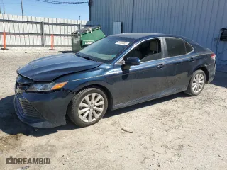 2018 Toyota Camry LE with VIN 4T1B11HK9JU651439, listed as a Copart auction lot 49120085 with 66,268 mi miles and Salvage Title. Bid and sale history available at carsss.com. Image 1.