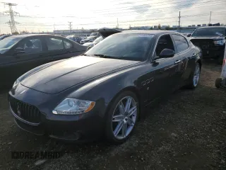2009 Maserati Quattroporte z VIN ZAMJK39A290046644, wystawiony jako Copart lot #77969144 z przebiegiem 87 355 mil mil oraz Tytuł czysty. Historia ofert i sprzedaży dostępna na DreamBid. Obrazek 1.