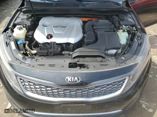 2016 Kia Optima Hybrid with VIN KNAGM4AD0G5096587, listed as a Copart auction lot 52695834 with 0 mi miles and Salvage Title. Bid and sale history available at carsss.com. Image 11.