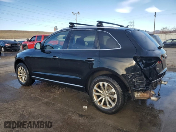 2017 Audi Q5 Premium with VIN WA1C2AFP7HA055465, listed as a Copart auction lot 48350655 with 112,393 mi miles and Salvage Title. Bid and sale history available at carsss.com. Image 2.