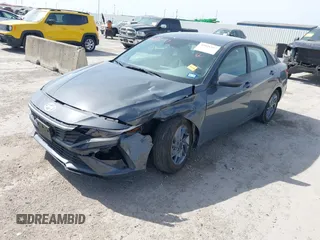 2024 Hyundai Elantra SEL with VIN KMHLM4DG3RU792467, listed as a IAAI auction lot 41826597 with 9,216 mi miles and . Bid and sale history available at DreamBid. Image 6.