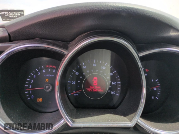 2013 Kia Optima EX with VIN 5XXGN4A71DG119487, listed as a Copart auction lot 53202035 with 208,108 mi miles and Salvage Title. Bid and sale history available at carsss.com. Image 9.