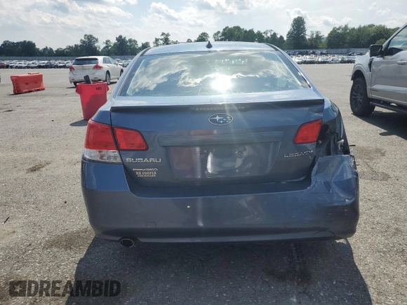 2013 Subaru Legacy Premium with VIN 4S3BMBH62D3002015, listed as a Copart auction lot 62558615 with 123,338 mi miles and Salvage title. Bid and sale history available at DreamBid. Image 6.