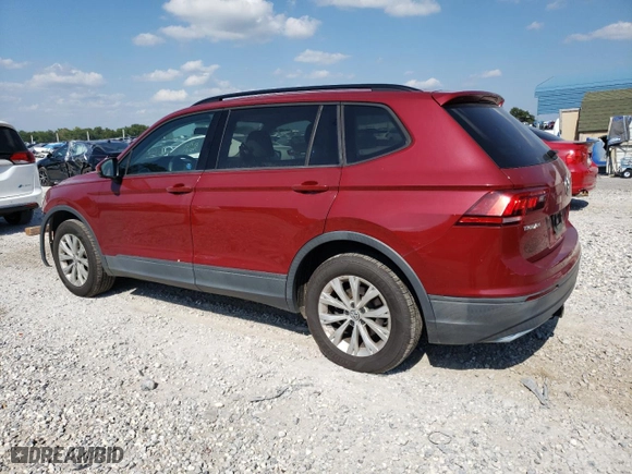 2018 Volkswagen Tiguan S with VIN 3VV0B7AX2JM040787, listed as a Copart auction lot 67389614 with 92,424 mi miles and Salvage Title. Bid and sale history available at carsss.com. Image 2.