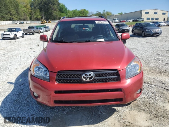 2007 Toyota RAV4 Sport with VIN JTMBD32V475111266, listed as a Copart auction lot 52292615 with 112,503 mi miles and Salvage Title. Bid and sale history available at carsss.com. Image 5.