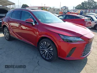 2023 Lexus RX 350h z VIN 2T2BBMCA9PC014179, wystawiony jako IAAI lot #42784187 z przebiegiem 9 525 mil mil oraz . Historia ofert i sprzedaży dostępna na DreamBid. Obrazek 1.