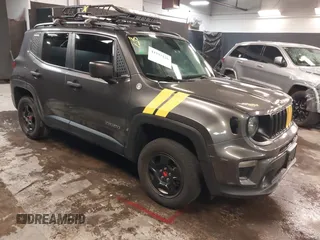2019 Jeep Renegade Sport z VIN ZACNJBAB4KPK79364, wystawiony jako IAAI lot #41593126 z przebiegiem 129 902 mil mil oraz . Historia ofert i sprzedaży dostępna na DreamBid. Obrazek 1.