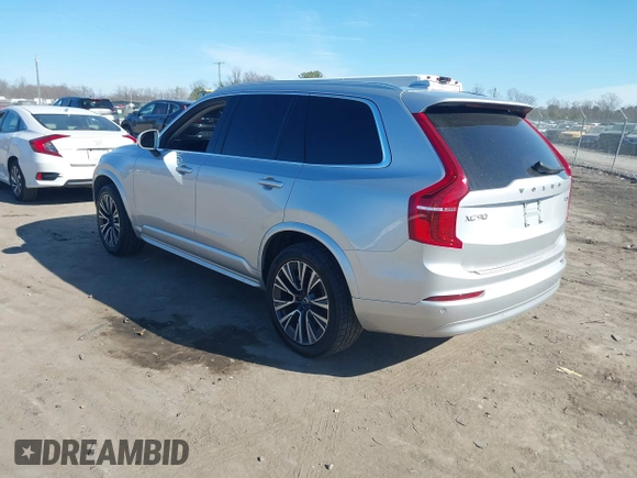 2022 Volvo XC90 Momentum with VIN YV4102PK4N1831166, listed as a IAAI auction lot 41445537 with 77,714 mi miles. Bid and sale history available at carsss.com. Image 3.