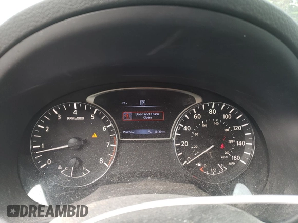 2017 Nissan Altima SR with VIN 1N4BL3APXHC193478, listed as a Copart auction lot 58805785 with 155,274 mi miles and Salvage title. Bid and sale history available at DreamBid. Image 9.