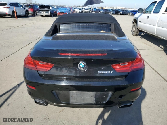 2012 BMW 6 Series 650i with VIN WBALZ3C51CDL72422, listed as a Copart auction lot 87447914 with 115,376 mi miles and Salvage Title. Bid and sale history available at carsss.com. Image 6.