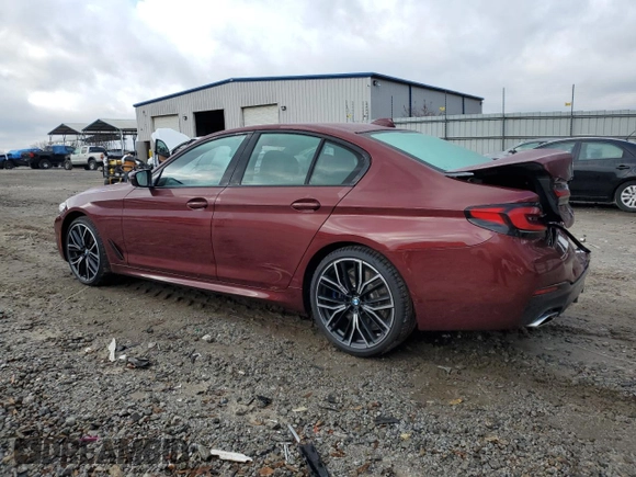 2023 BMW 5 Series 540i xDrive with VIN WBA73BJ07PCN26258, listed as a Copart auction lot 86902364 with 16,347 mi miles and Salvage Title. Bid and sale history available at carsss.com. Image 2.