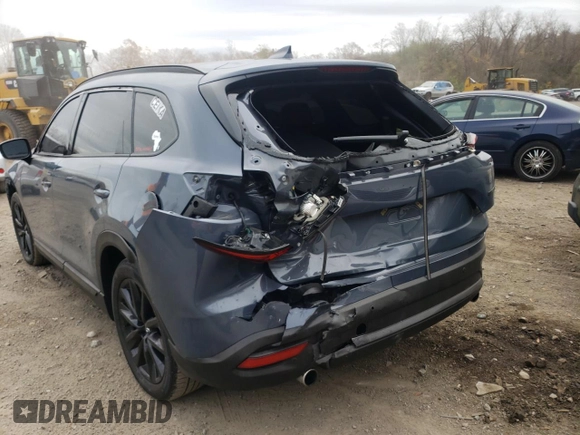 2021 Mazda CX-9 Grand Touring with VIN JM3TCBDY6M0536383, listed as a Copart auction lot 67165712 with 13,701 mi miles. Bid and sale history available at carsss.com. Image 9.