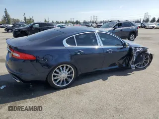 2011 Jaguar XF with VIN SAJWA0FB5BLS02576, listed as a Copart auction lot 50653905 with 0 mi miles and Salvage Title. Bid and sale history available at carsss.com. Image 3.