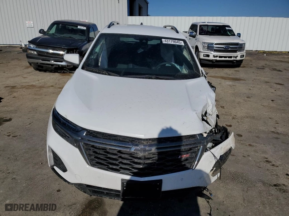 2023 Chevrolet Equinox RS with VIN 3GNAXMEG2PS114587, listed as a Copart auction lot 43179045 with 30,319 mi miles and Non Repairable. Bid and sale history available at carsss.com. Image 5.