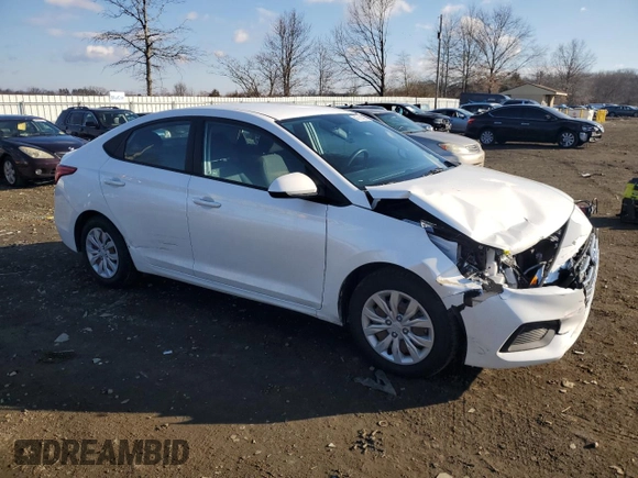 2021 Hyundai Accent SE with VIN 3KPC24A68ME139002, listed as a Copart auction lot 45714285 with 67,357 mi miles and Salvage Title. Bid and sale history available at carsss.com. Image 4.