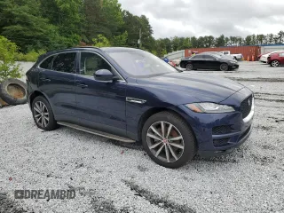 2018 Jaguar F-Pace 30t Prestige z VIN SADCK2GXXJA328144, wystawiony jako Copart lot #58769025 z przebiegiem 84 684 mil mil oraz Czysty tytuł • Clean title. Historia ofert i sprzedaży dostępna na DreamBid. Obrazek 4.