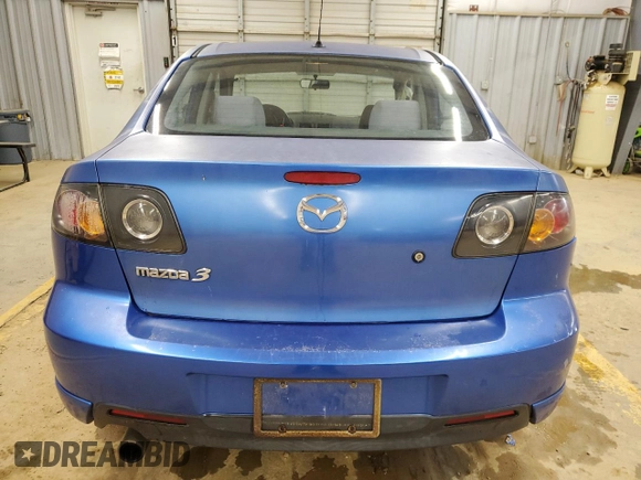 2004 Mazda 3 s with VIN JM1BK323241198253, listed as a Copart auction lot 41363965 with 226,810 mi miles and Salvage Title. Bid and sale history available at DreamBid. Image 6.