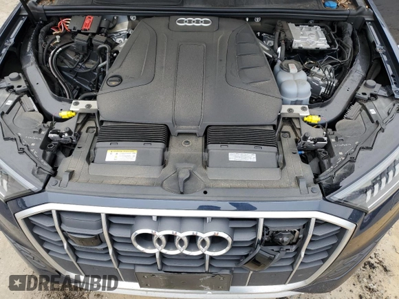2023 Audi Q7 Premium Plus with VIN WA1LCBF74PD027929, listed as a Copart auction lot 44027295 with 16,982 mi miles and Salvage title. Bid and sale history available at DreamBid. Image 12.