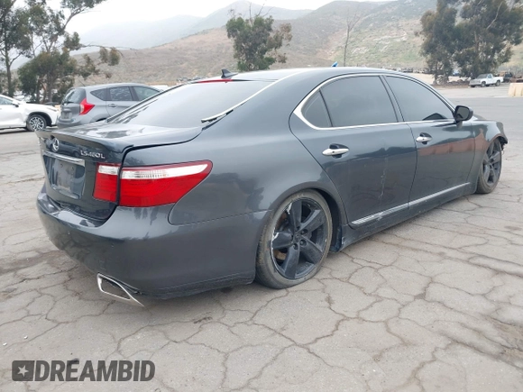 2008 Lexus LS 460 L with VIN JTHGL46FX85024697, listed as a IAAI auction lot 42085801 with 141,348 mi miles and . Bid and sale history available at DreamBid. Image 4.