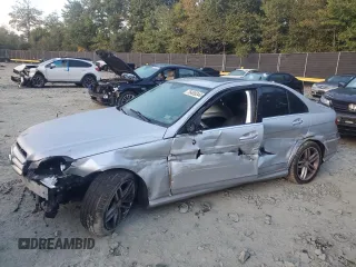 2013 Mercedes-Benz C 300 Sport with VIN WDDGF8AB5DA835769, listed as a Copart auction lot 75489344 with 124,824 mi miles and Salvage Title. Bid and sale history available at DreamBid. Image 1.