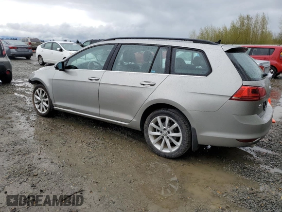 2017 Volkswagen Golf SportWagen S with VIN 3VWC17AU6HM539006, listed as a Copart auction lot 52329005 with 13,731 mi miles and Salvage Title. Bid and sale history available at carsss.com. Image 2.
