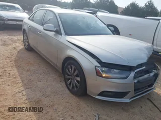 2014 Audi A4 Premium z VIN WAUAFAFLXEN017518, wystawiony jako IAAI lot #42276002 z przebiegiem 139 906 mil mil oraz . Historia ofert i sprzedaży dostępna na DreamBid. Obrazek 1.