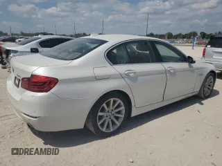 2015 BMW 5 Series 535i with VIN WBA5B1C55FG127076, listed as a Copart auction lot 49271335 with 97,700 mi miles and Clean Title. Bid and sale history available at carsss.com. Image 3.