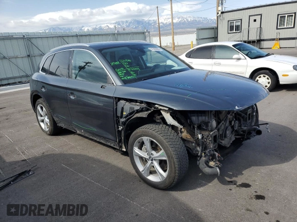 2020 Audi Q5 Premium Plus with VIN WA1BNAFY0L2028140, listed as a Copart auction lot 51293005 with 91,314 mi miles and Salvage Title. Bid and sale history available at carsss.com. Image 4.
