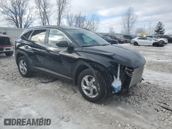 2024 Hyundai Tucson SEL with VIN 5NMJBCDE1RH312637, listed as a Copart auction lot 43717475 with 11,971 mi miles and Salvage Title. Bid and sale history available at carsss.com. Image 4.