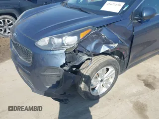 2018 Kia Sportage LX with VIN KNDPM3AC1J7453713, listed as a IAAI auction lot 41677259 with 165,792 mi miles and . Bid and sale history available at carsss.com. Image 6.