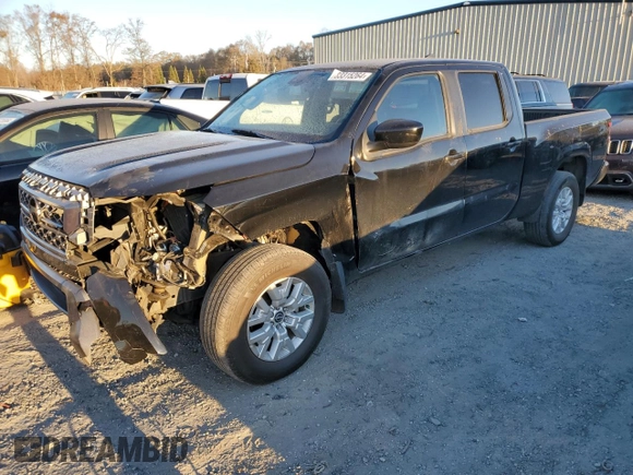 2022 Nissan Frontier SV with VIN 1N6ED1FK4NN694871, listed as a Copart auction lot 83315264 with 47,143 mi miles and Salvage Title. Bid and sale history available at carsss.com. Image 1.