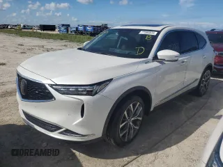 2023 Acura MDX w/Technology Package with VIN 5J8YD9H43PL005822, listed as a Copart auction lot 77380834 with 21,137 mi miles and Non Repairable. Bid and sale history available at carsss.com. Image 1.