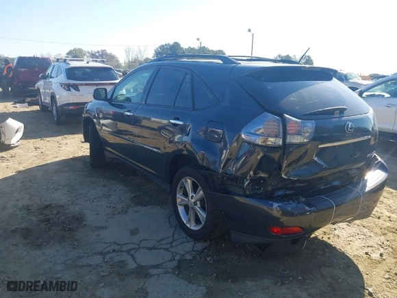 2008 Lexus RX 400h with VIN JTJHW31U282046558, listed as a IAAI auction lot 41864336 with 187,792 mi miles. Bid and sale history available at carsss.com. Image 3.