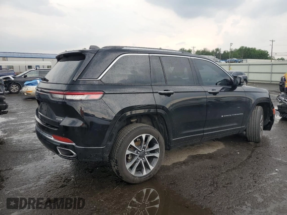 2022 Jeep Grand Cherokee Overland with VIN 1C4RJHDG0N8626912, listed as a Copart auction lot 60131635 with 39,147 mi miles and Salvage title. Bid and sale history available at DreamBid. Image 3.